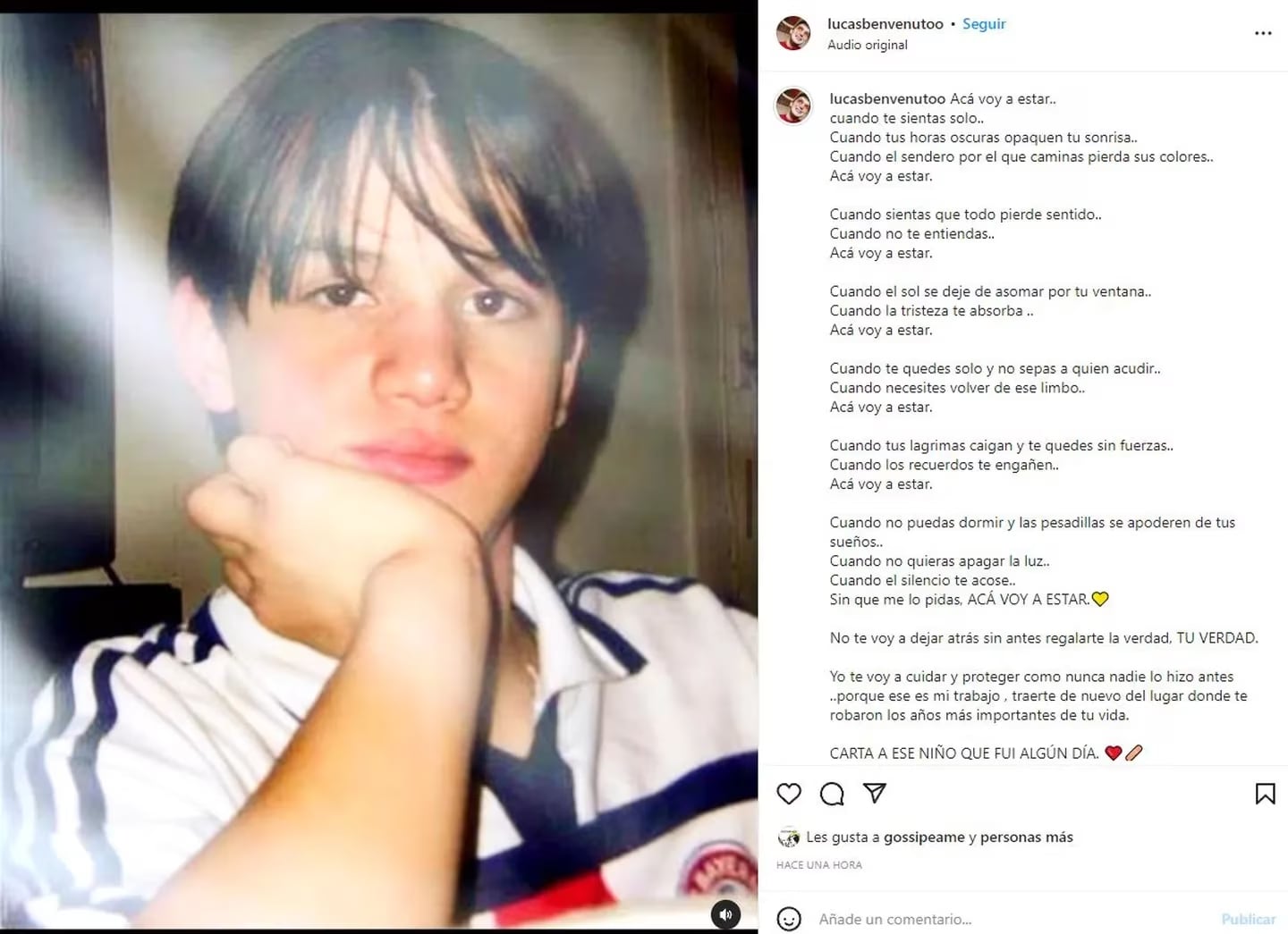 El joven que denunció a Jey Mammón se abrió en redes sociales.