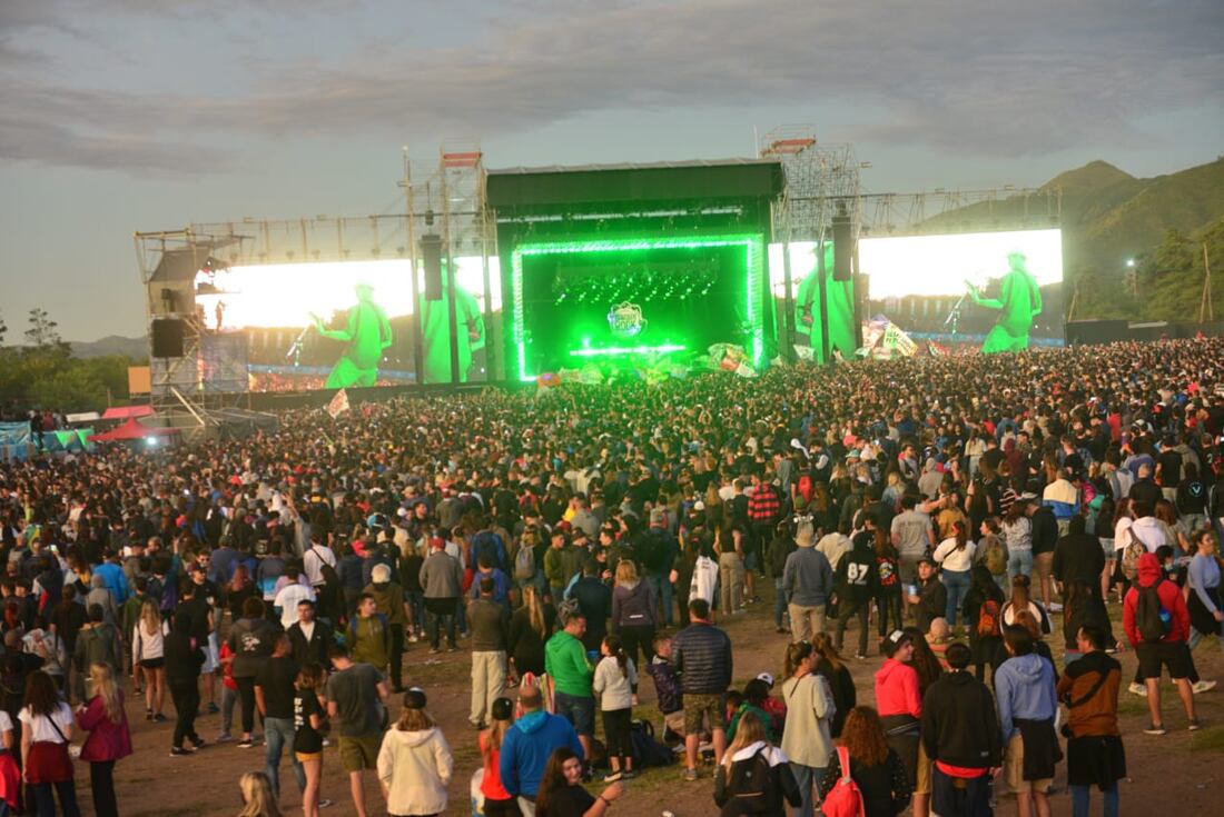 Cosquín Rock edición 2022, en el Aeródromo de Santa María de Punilla (Javier Ferreyra)