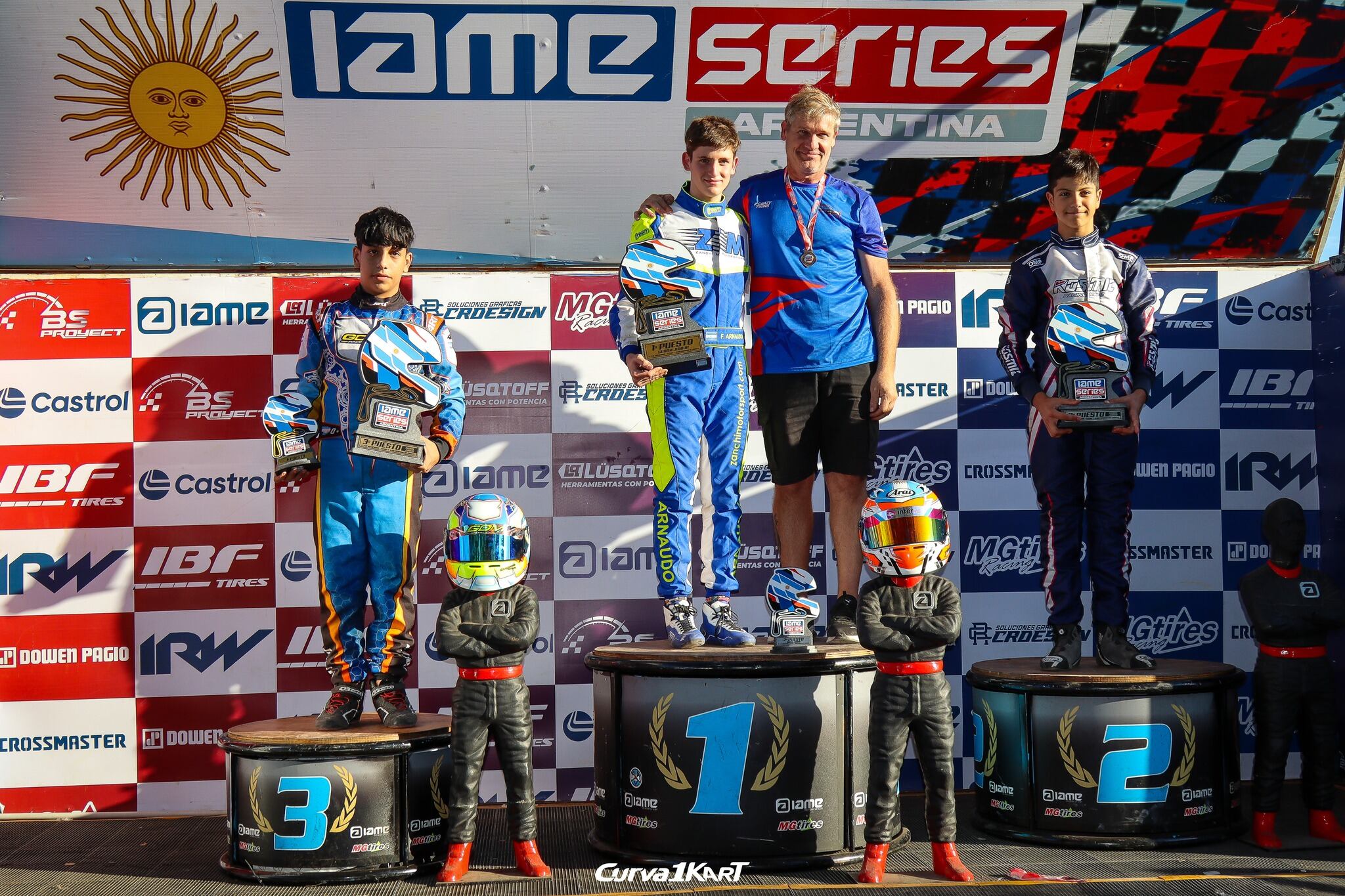 Fausto Arnaudo piloto karting Arroyito