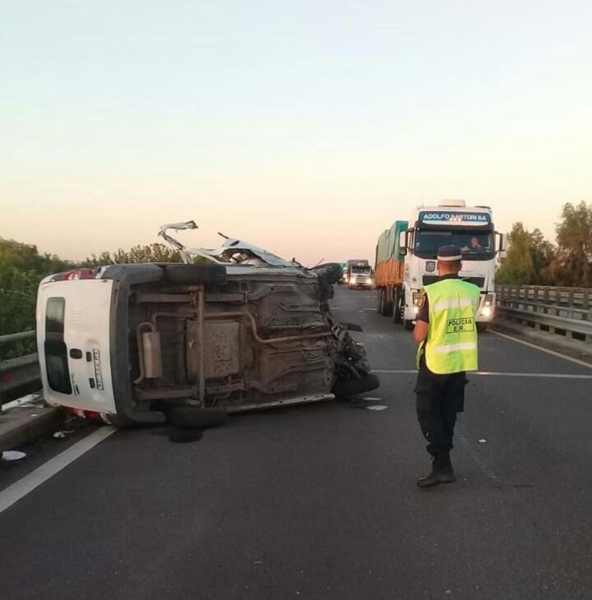 Impactante choque en la Ruta Nacional 14