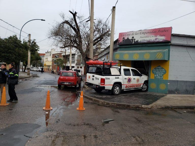 Choque en barrio Providencia.