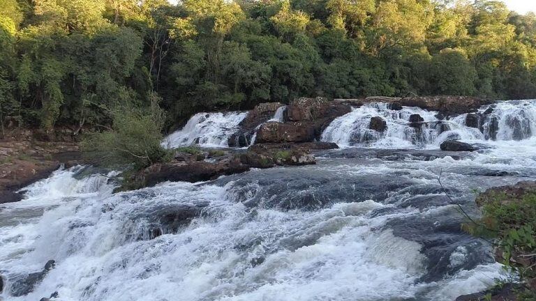 Saltos del Tabay, en Jardín América (Misiones)