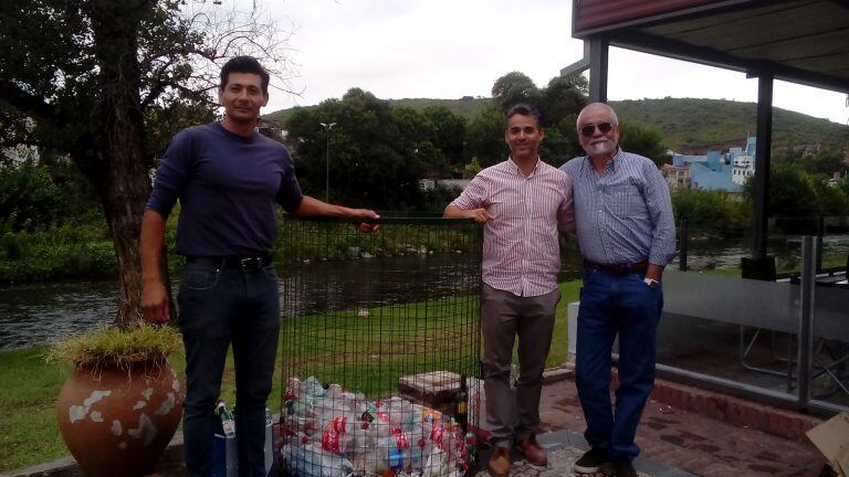 Hugo Pedernera, Agustín Ferreyra y Hugo Sigwald, socios de Recical.