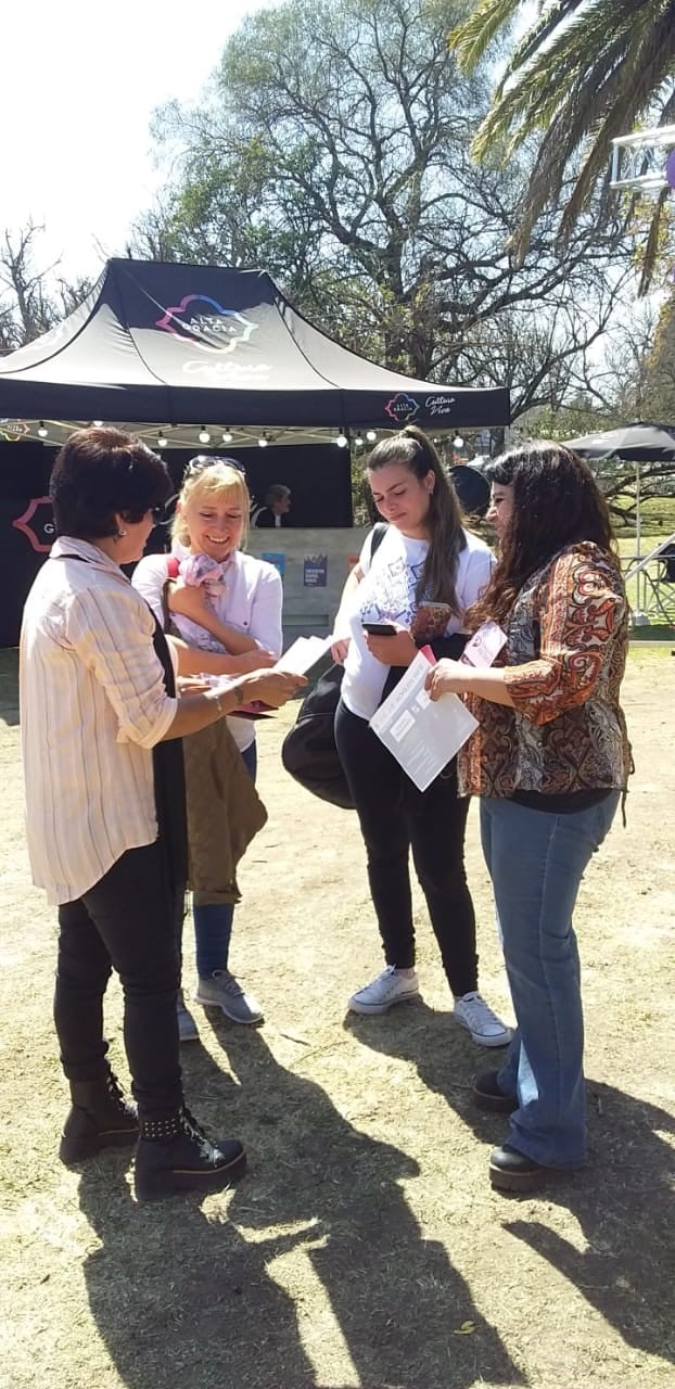 Alta Gracia: El Consejo Municipal de la Mujer de nuestra ciudad tuvo su stand en Mionca.