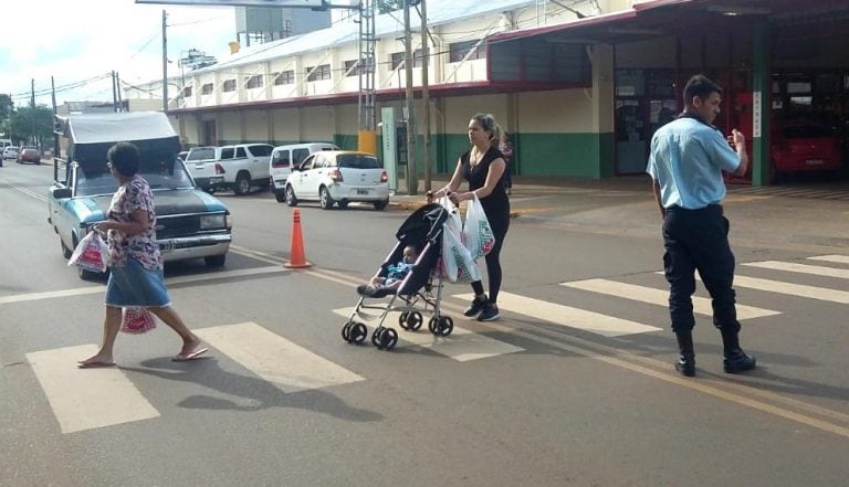 Controles en Posadas. (Municipalidad de Misiones)