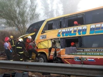 Crucero del Norte choque en Córdoba. (MisionesOnline)