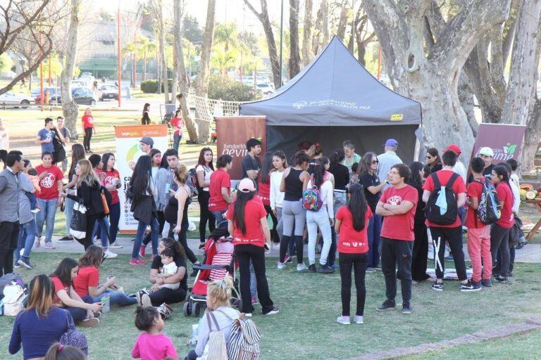 Los festejos por el Día de la Primavera en Villa Carlos Paz.