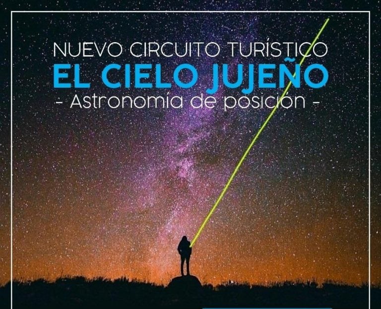 Ilustración referida al dictado del curso sobre turismo astronómico anunciado para la semana próxima.