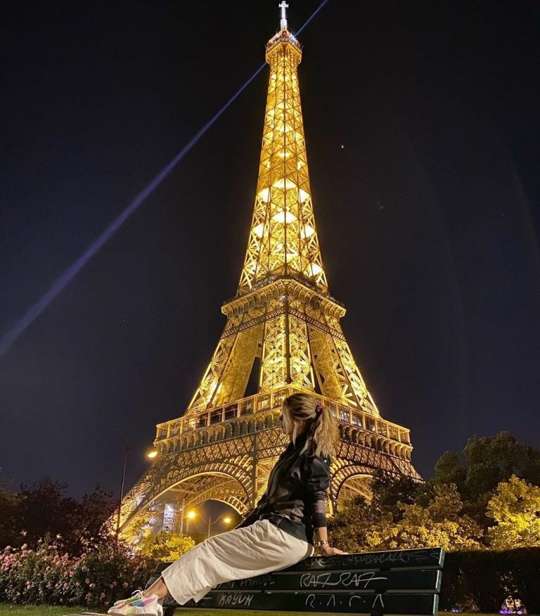 Wanda Nara paseando por París (Instagram)