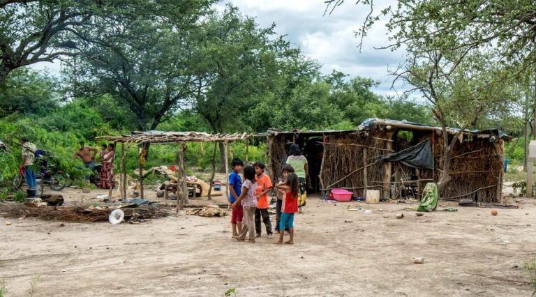 Vivienda wichí. (Web)