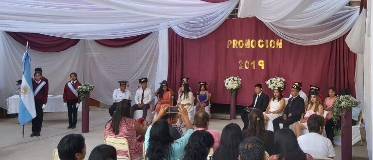 El acto de egreso tuvo lugar en las instalaciones del propio establecimiento.