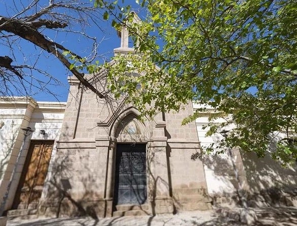 La Capilla, de la finca González Videla, en Las Heras.