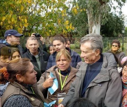 Macri en Colonia Pellegrini. (Foto: Época)