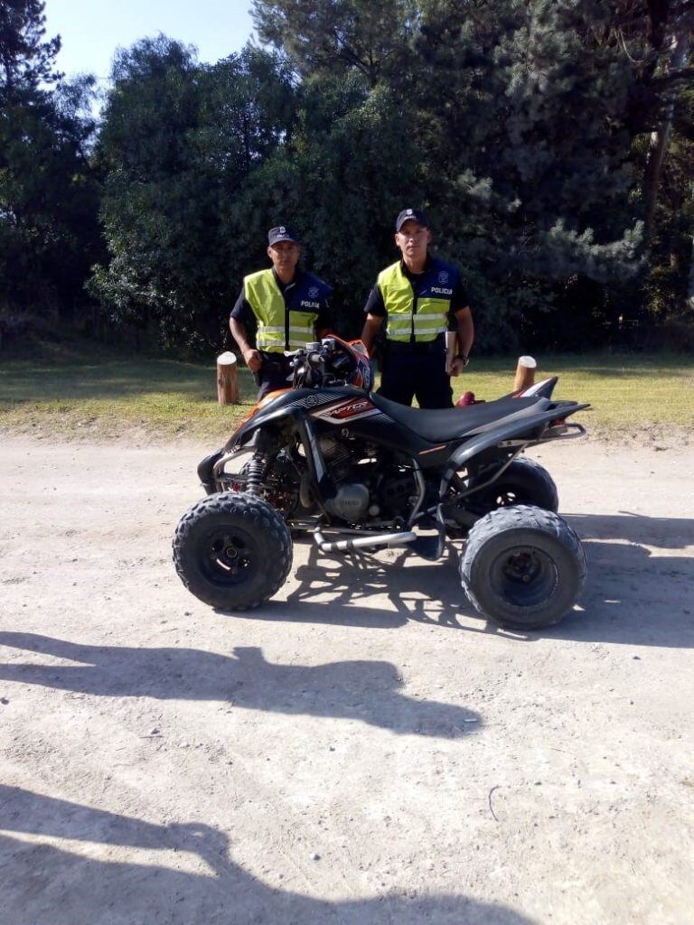 Operativos en Claromecó (prensa policía)