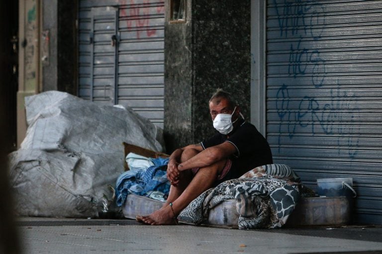 En la Ciudad de Buenos Aires hay paradores que alojan a personas en situación de calle. (EFE)