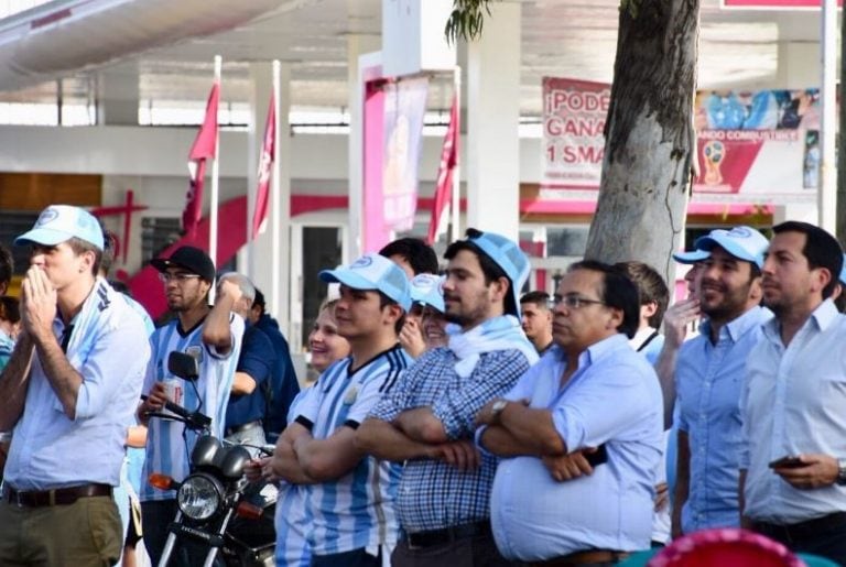 Así se vivió el partido de Argentina en Corrientes