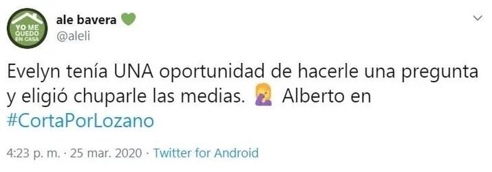 Las burlas a Evelyn von Brocke por la "pregunta" al presidente (Captura Twitter)