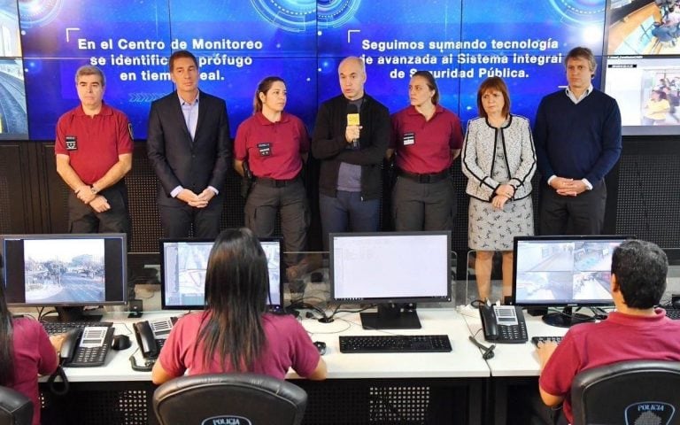 Así funciona el nuevo sistema de reconocimiento facial para detectar a delincuentes prófugos (Foto: Policía de Ciudad de Buenos Aires/Télam)