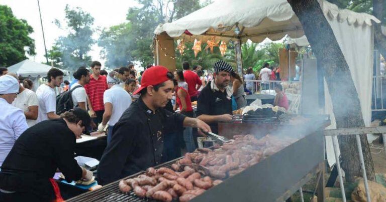 Choripan en el mundial de Córdoba.