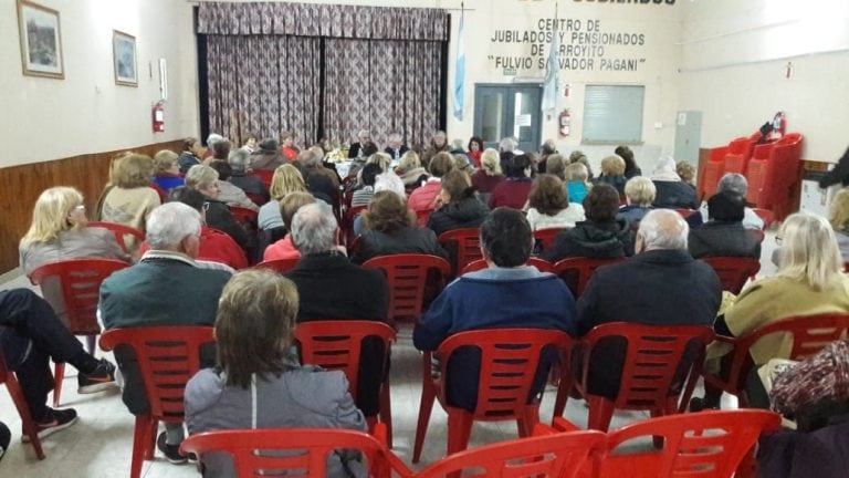 Asamblea Centro de Jubilados Fulvio Pagani Arroyito