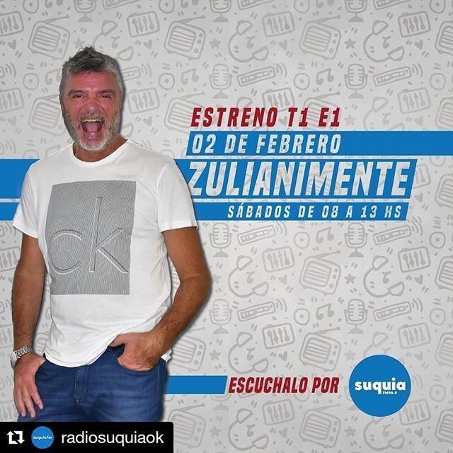 Sergio Zuliani arranca con Zulianimente, por Radio Suquía, FM 96.5 del dial.