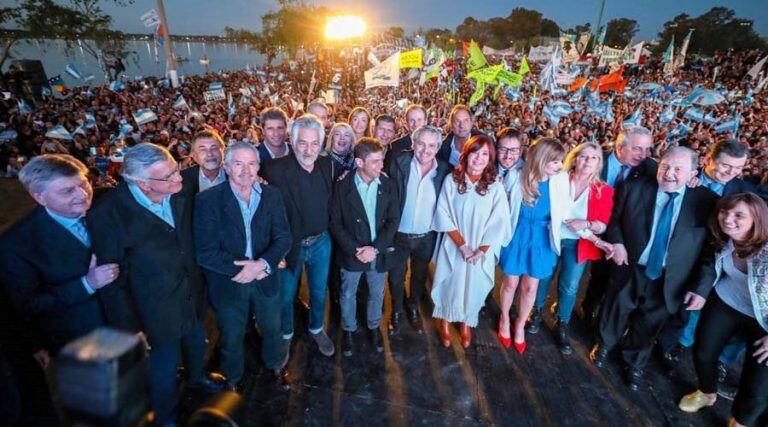 Acto en Santa Rosa (Clarín)