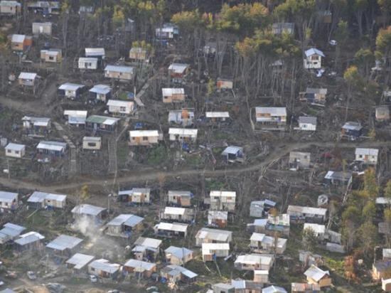 Barrio escondido supera la cota permitida para la urbanización