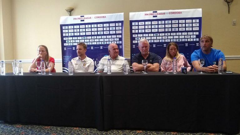 Conferencia de prensa de Las Leonas que debutan en la FIH Pro League ante Bélgica.