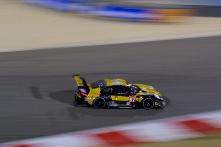 El Porsche 911 RSR, ganador de su categoría (LMGTE Am), con Keating, ten Voorde y Bleekemolen.