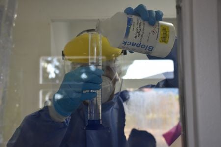 El laboratorio del hospital recibió reconocimiento del Instituto Malbrán