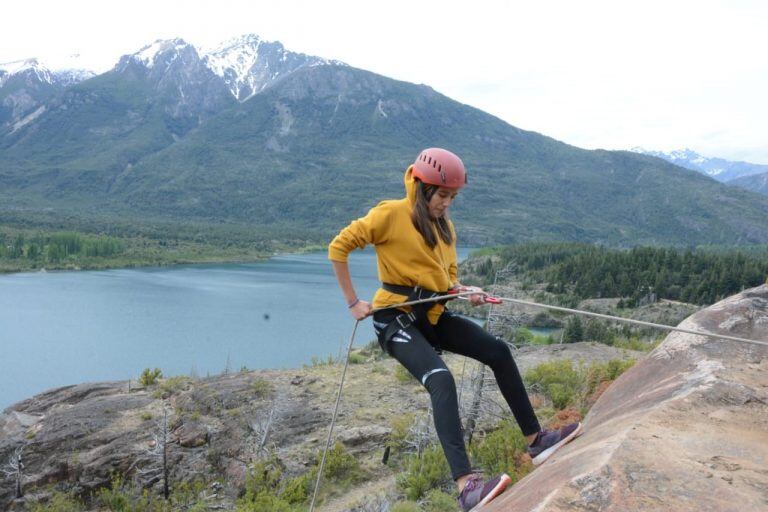 La escalada fue una de las actividades.