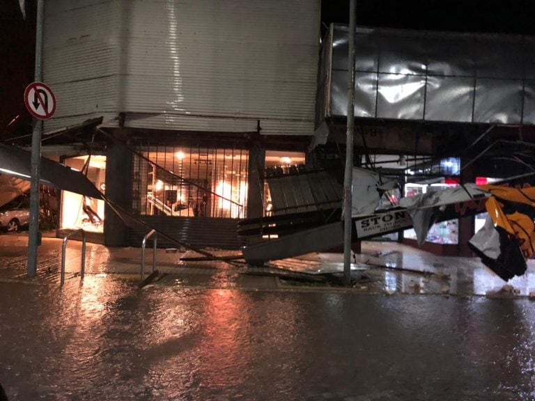 Tormenta en Córdoba dejó destrozos en distintas localidades.