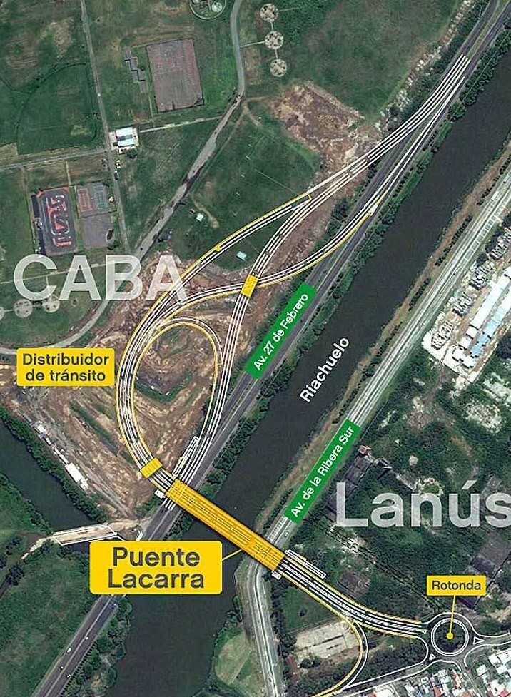 Las obras del Puente Lacarra