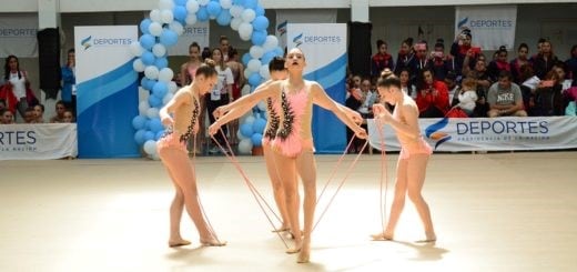 Las chicas de Oberá, se destacaron en Gimnasia Rítmica Juvenil, con dos medallas de oro para Misiones. (Misiones Online)