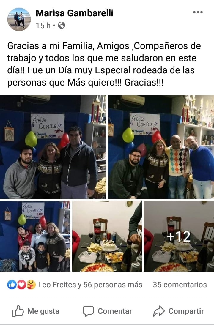 Fiesta de cumpleaños de la polémica en General Alvear.