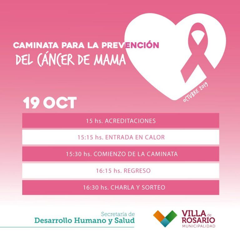 Villa del Rosario se vistió de rosa