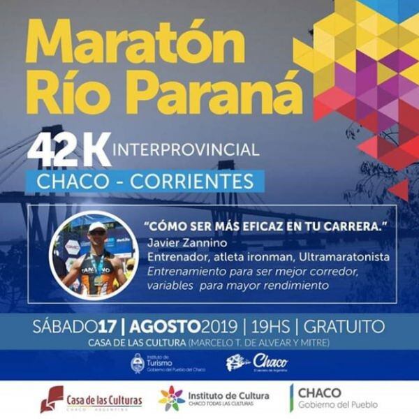 Maratón Río Paraná 2019: entrega de kits y charlas deportivas. (Web)