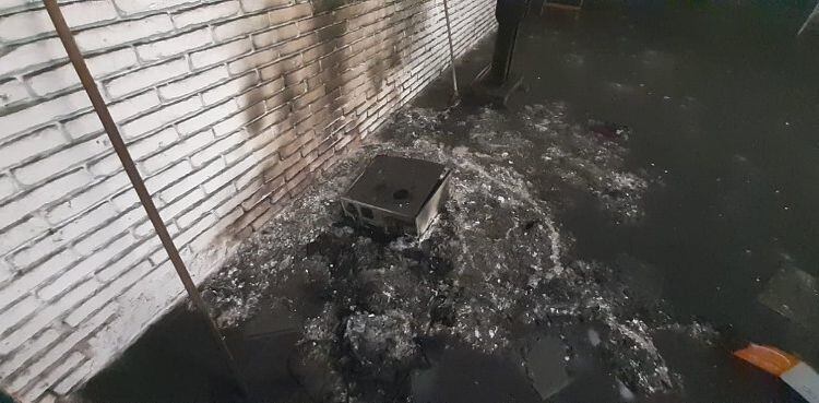 Las instalaciones ya habían sido vandalizadas anteriormente. (UPCN Santa Fe)