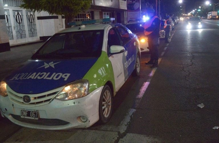 Los controles de alcoholemia los realizó personal policial