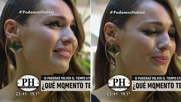 El llanto de Pampita en "Podemos Hablar".