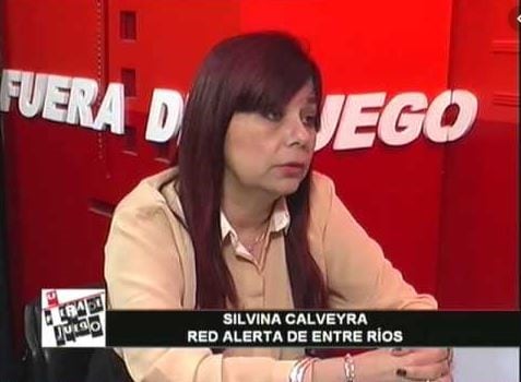 Silvina Calveyra
Crédito: Programa Fuera de Juego - SG