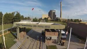 Se incendio una columna de alta tensión de la central Termoeléctrica