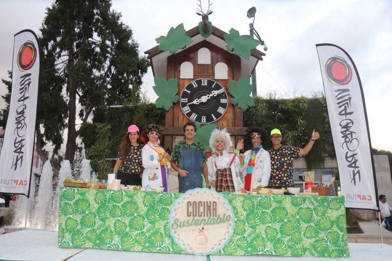 Stand de "cocina sustentable itinerante", todo enero y febrero en el Reloj Cucú.