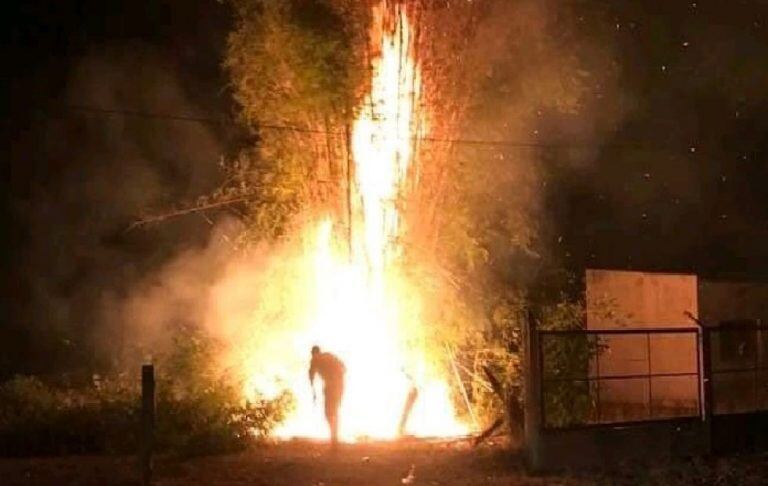 Horas dramáticas en Mburucuyá por incendios rurales.