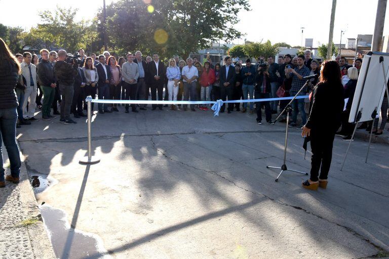 Ramón Mestre inauguró la obra de cloacas más grande de barrio Empalme y Ampliación Empalme.