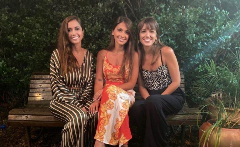 Carla, Antonela y Paula Roccuzzo disfrutan mucho de sus momentos de hermanas (@antonelaroccuzzo)