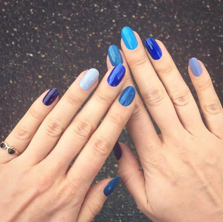 Uñas degradado (Instagram/@jessicawashick)