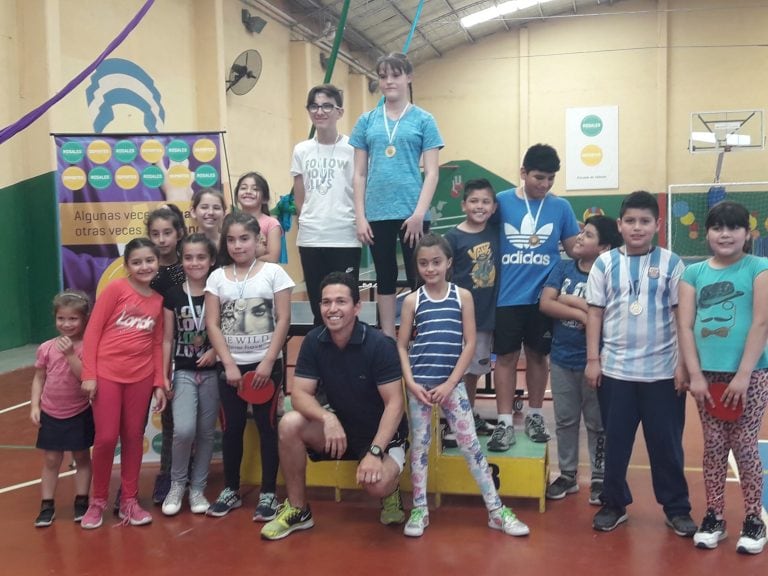 Encuentro de Tenis de Mesa realizado el año pasado en el Polideportivo Municipal