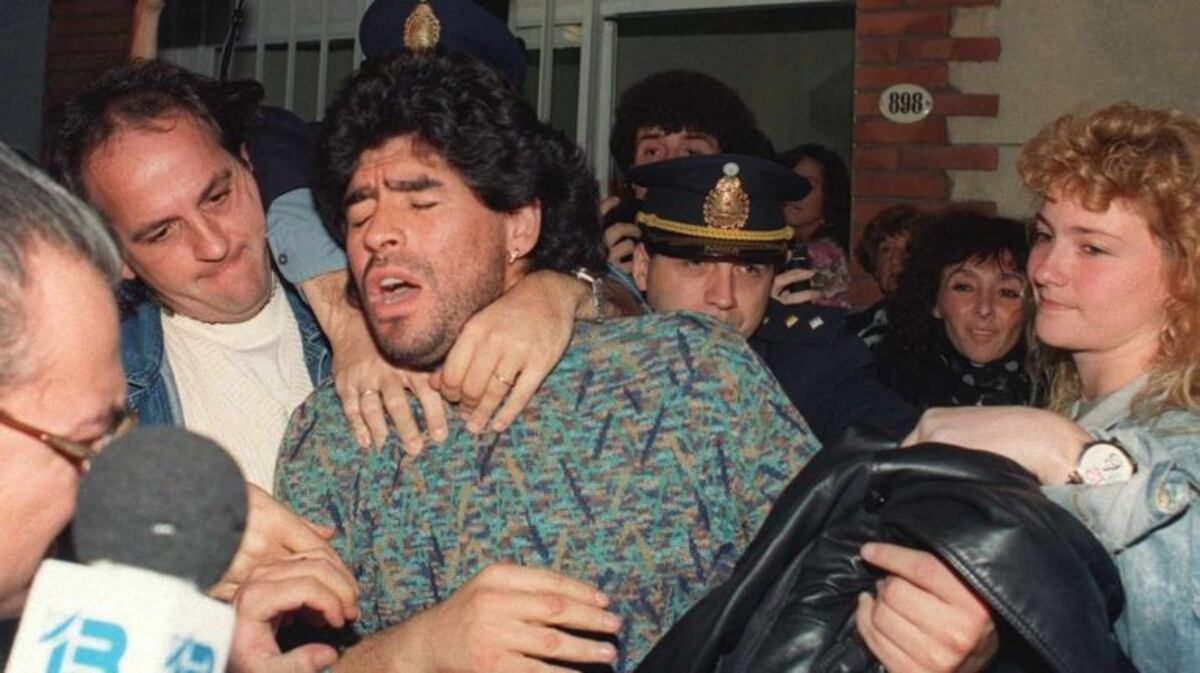 El día que Diego Maradona fue preso por tenencia de drogas