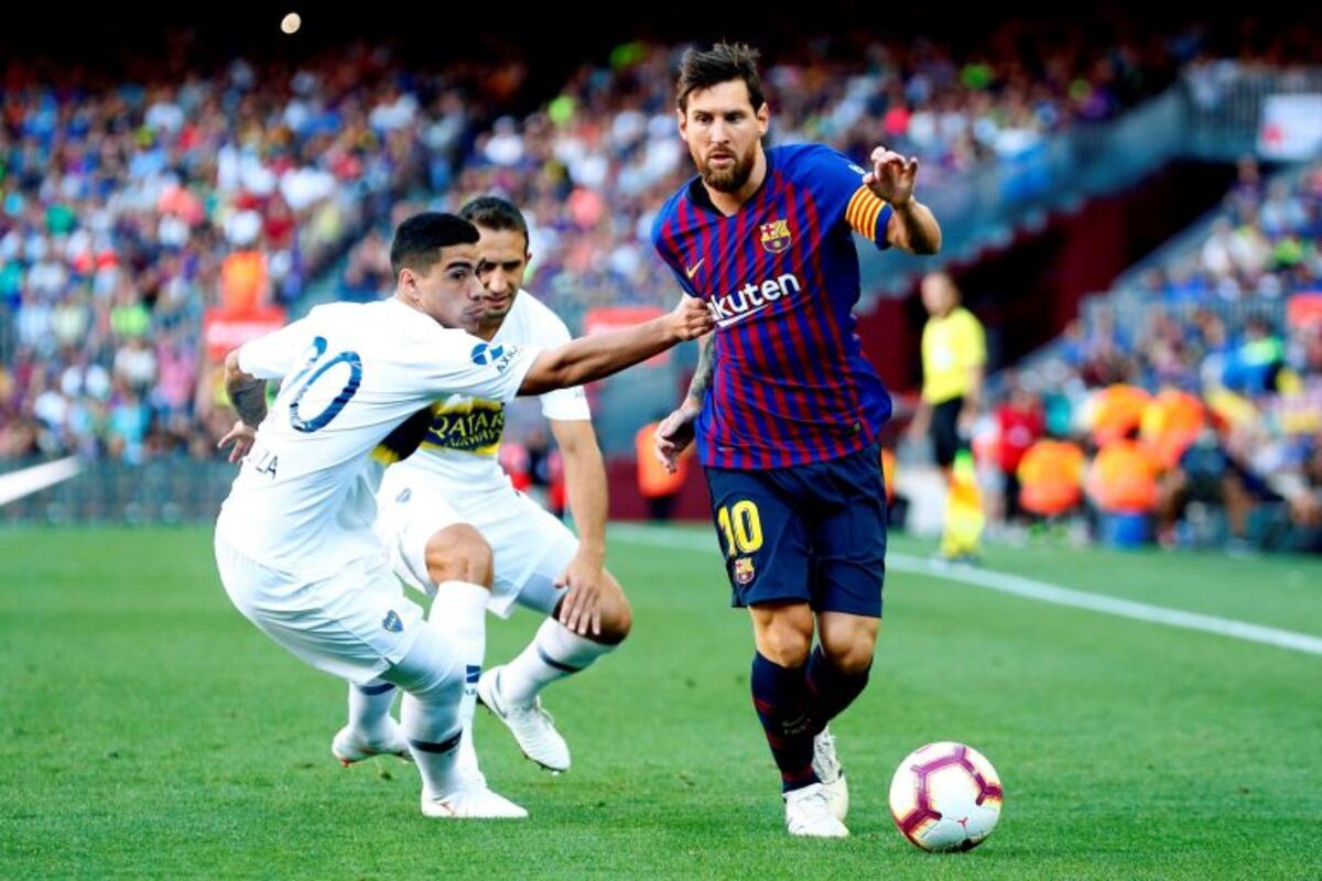 Con gol de Messi, Barcelona le ganó 3-0 a Boca por el Trofeo Joan Gamper
